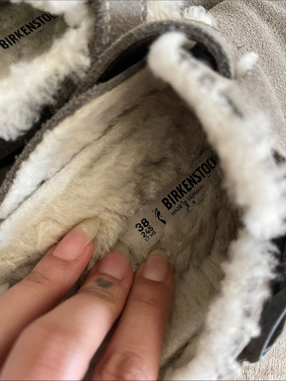 ‼️SOLD‼️Birkenstock Stone Coin Gray Boston Clogs☕️ - Picture 13 of 16